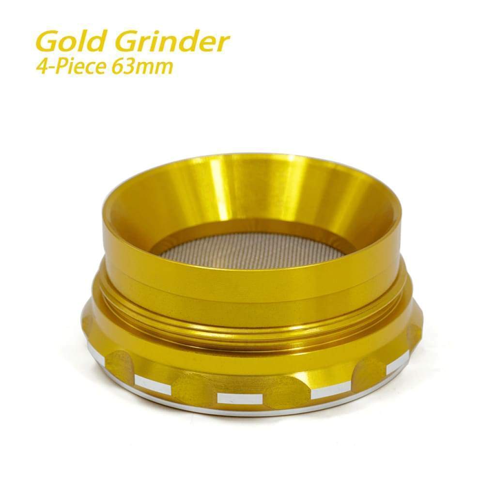 Polygon Herb Grinder Gold 63mm