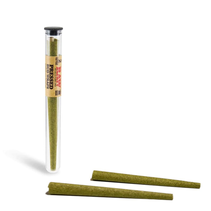 Raw Pressed Bud Wraps "pre-rolled Flower Cones"