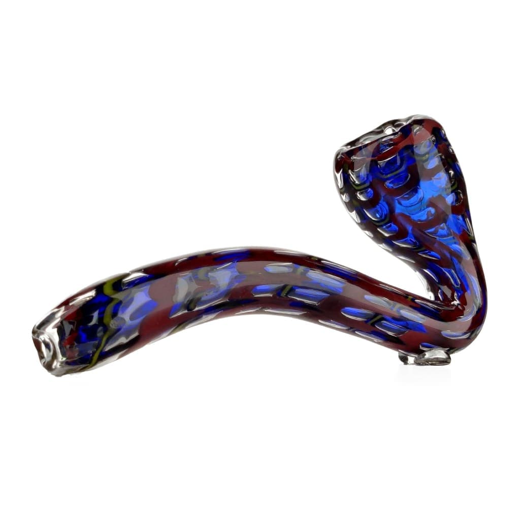 Quilted Glass Sherlock Pipe