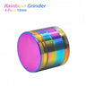Waxmaid 4-piece Rainbow Herb Grinder 50mm Aluminum Alloy