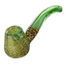 Raked Sherlock Pipe Color Wrap Glass Bowl Sherlock