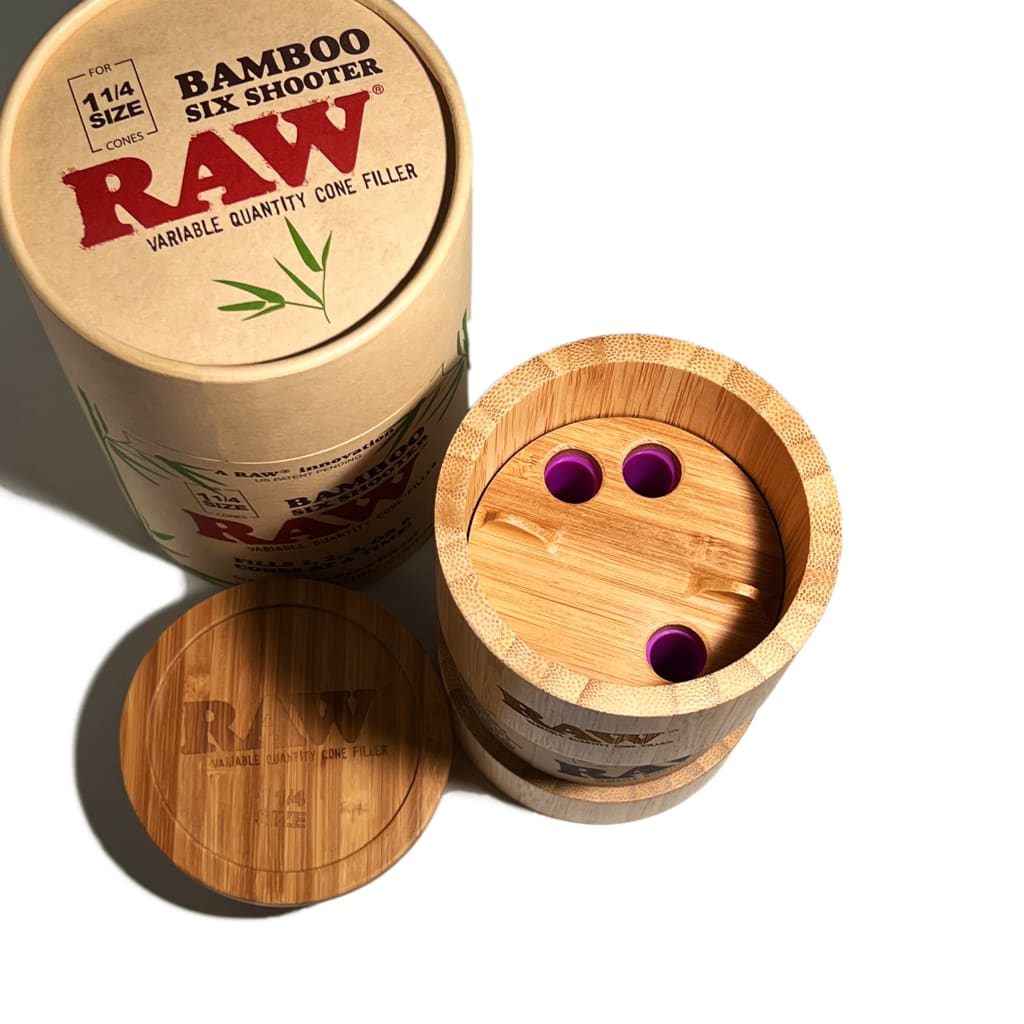 Raw Bamboo Six Shooter