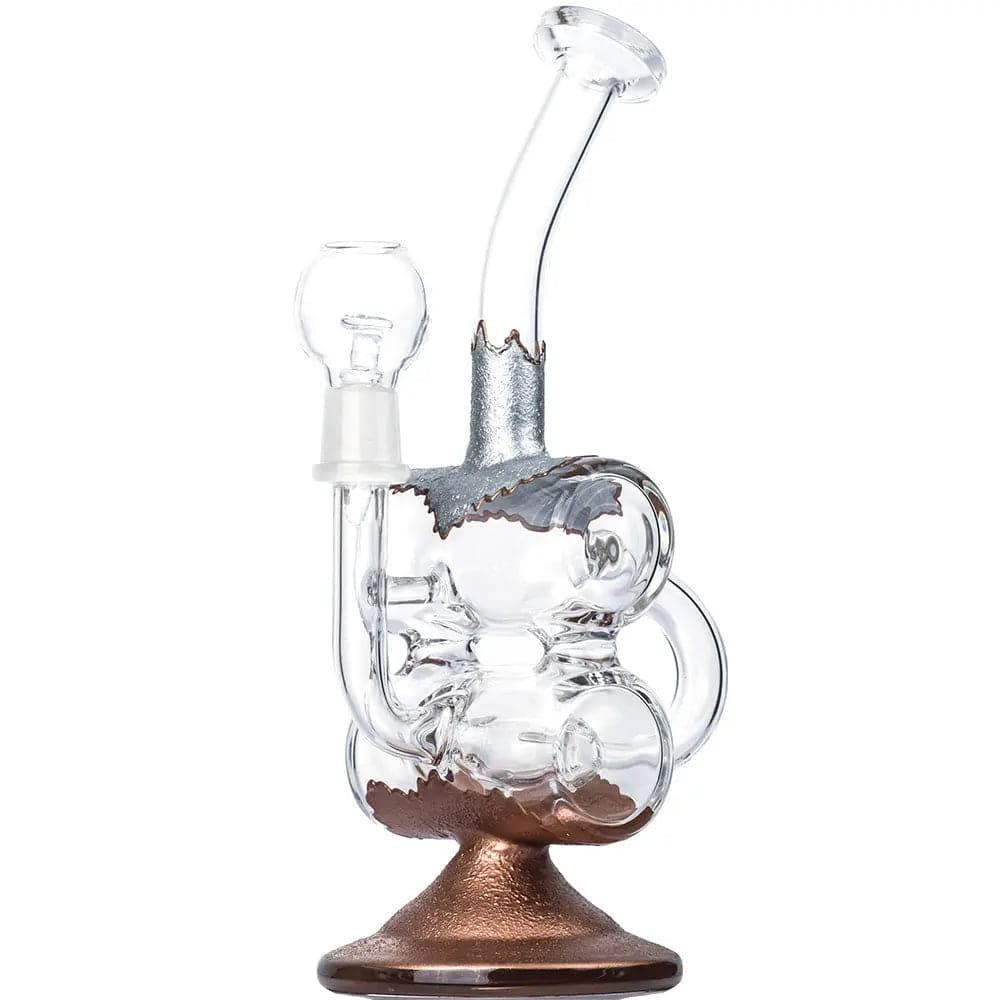 9" Double Chamber Recycler Dab Rig