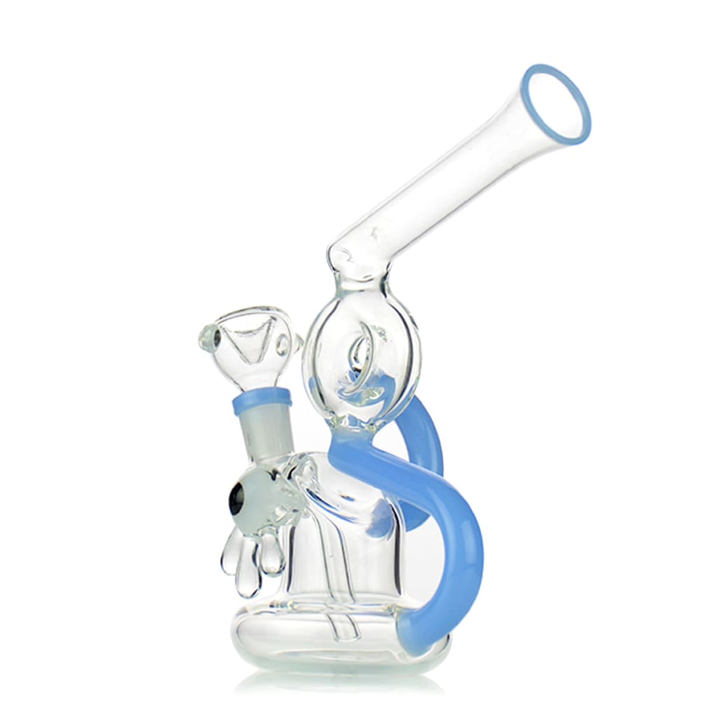 Recycler Eye Locket Design Dab Rig with 14mm Male Bowl