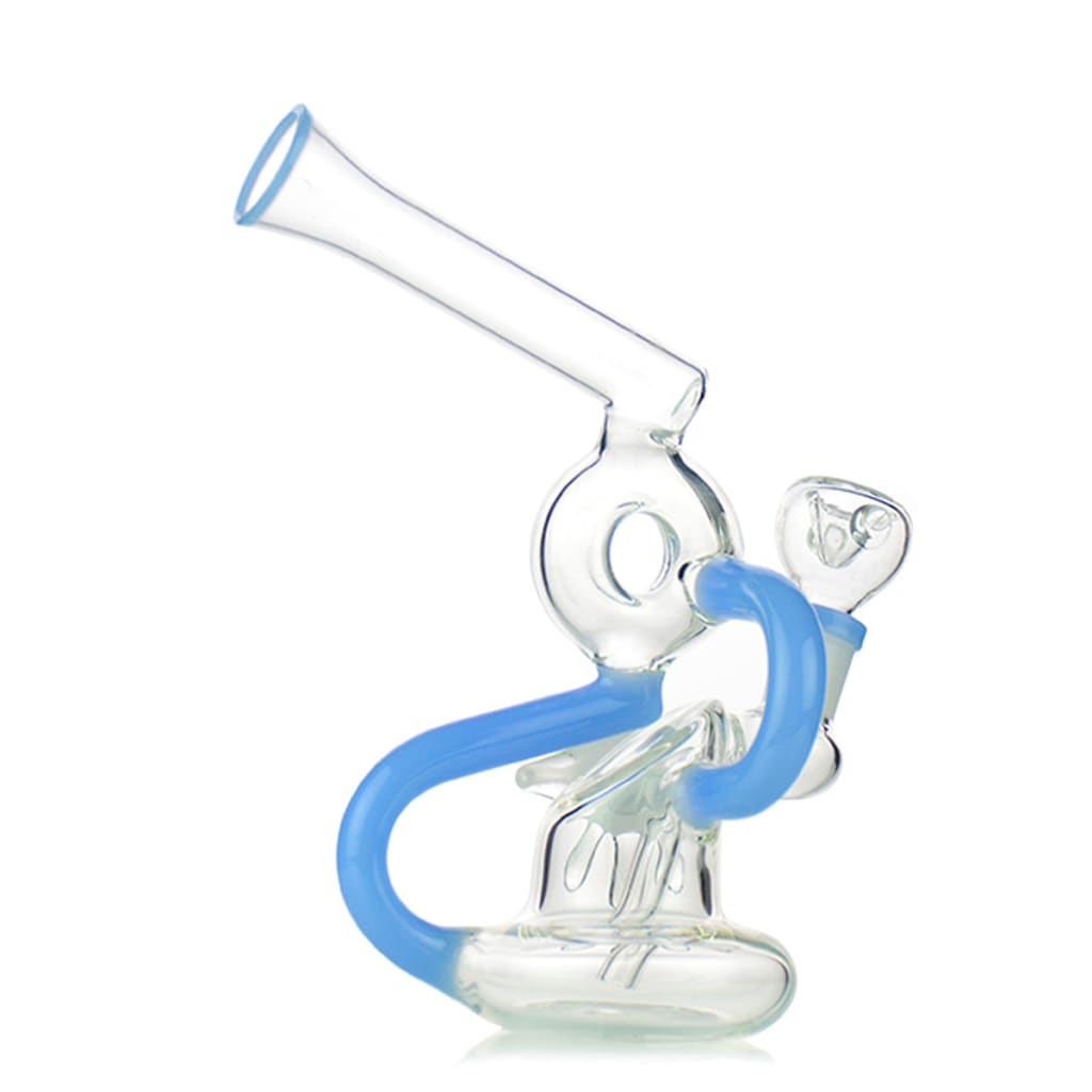 Recycler Eye Locket Design Dab Rig with 14mm Male Bowl
