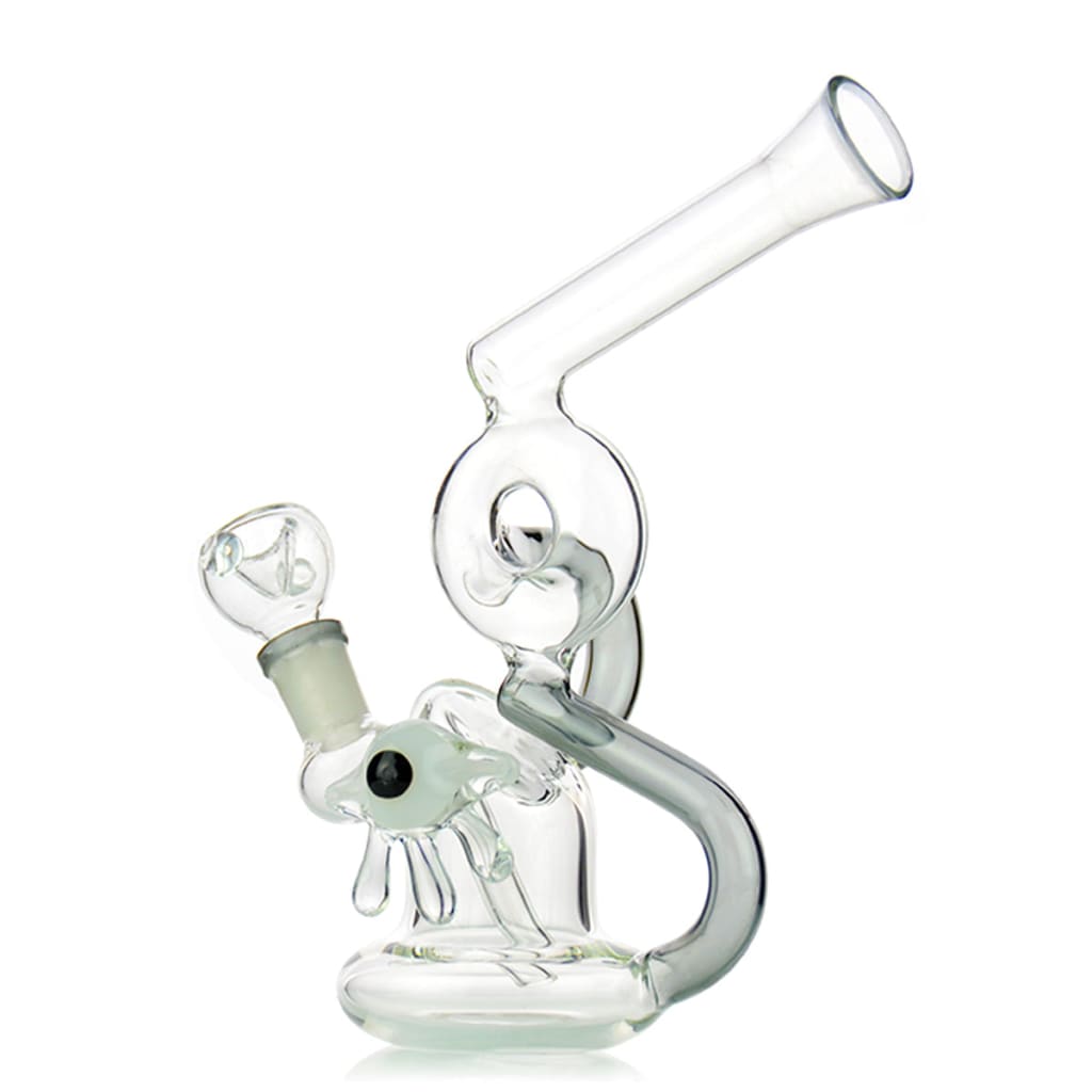 Recycler Eye Locket Design Dab Rig with 14mm Male Bowl