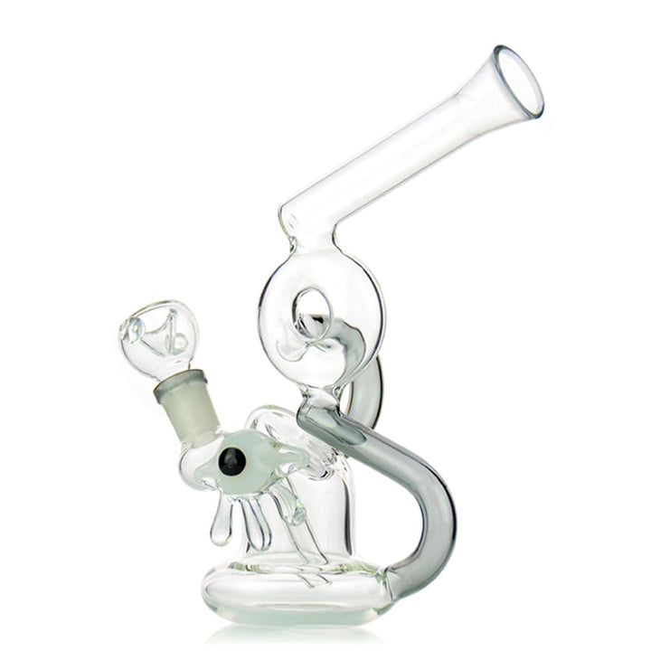 Recycler Eye Locket Design Dab Rig with 14mm Male Bowl