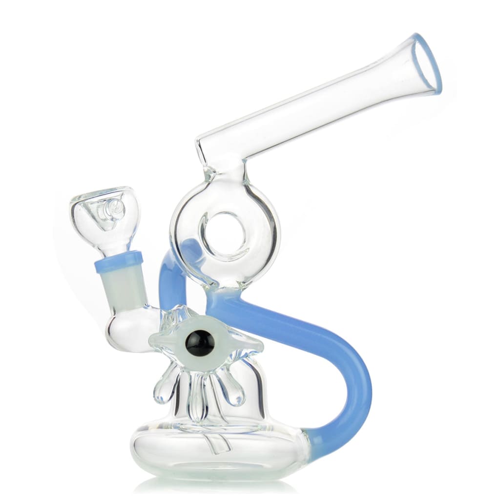 Recycler Eye Locket Design Dab Rig with 14mm Male Bowl
