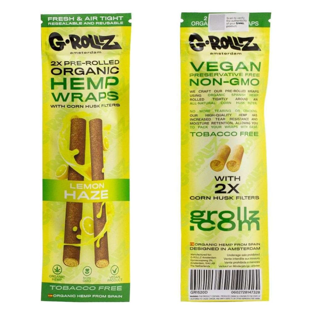 G-rollz Pet Rock Organic Hemp Wraps Pre-rolled Flavor Cones Box – MHGP