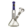 American Glass Water Bong with Layered Tube Design
