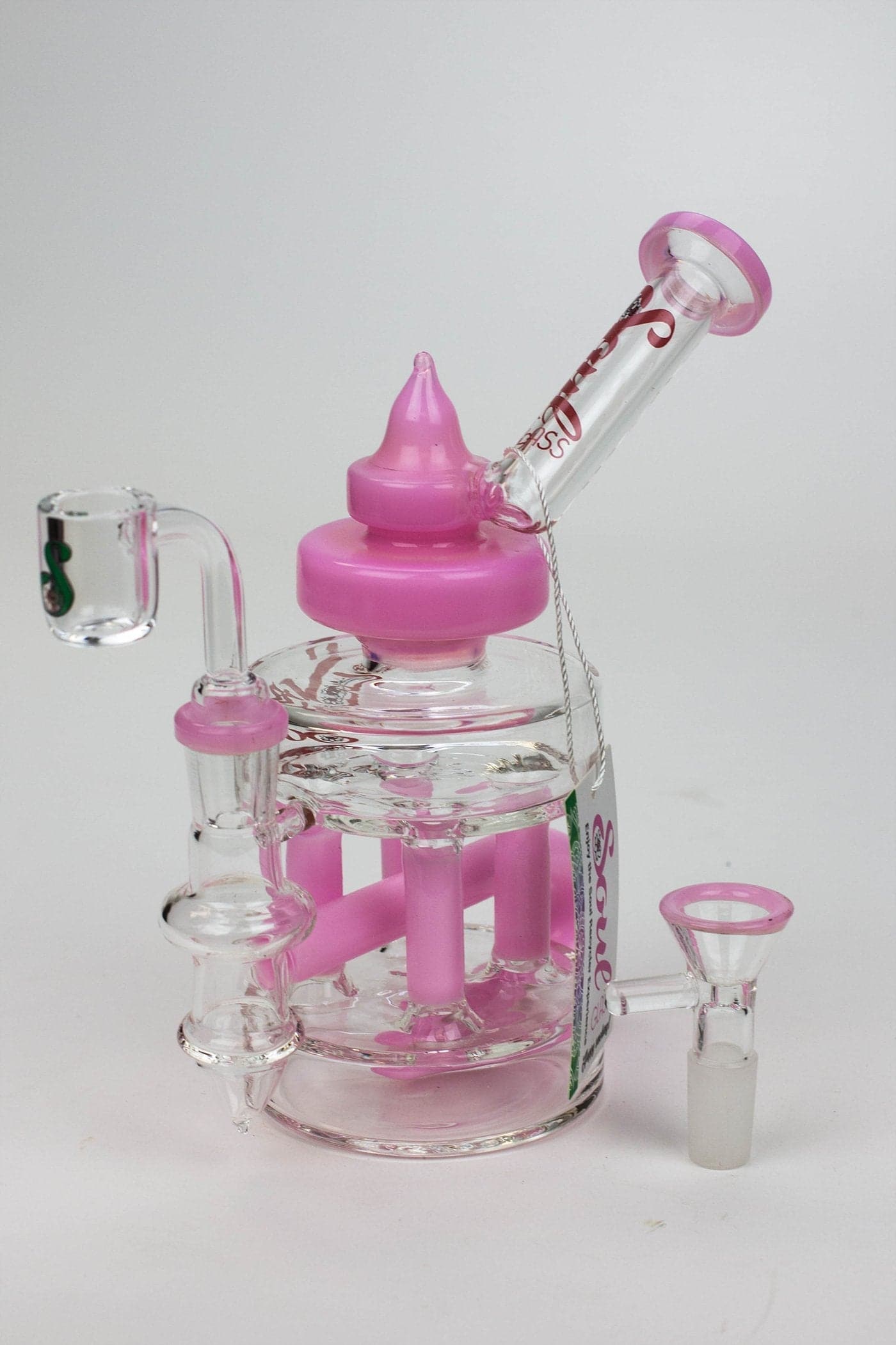 Soul glass 2-in-1 double deck recycler water pipes_6