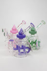 Soul glass 2-in-1 double deck recycler water pipes