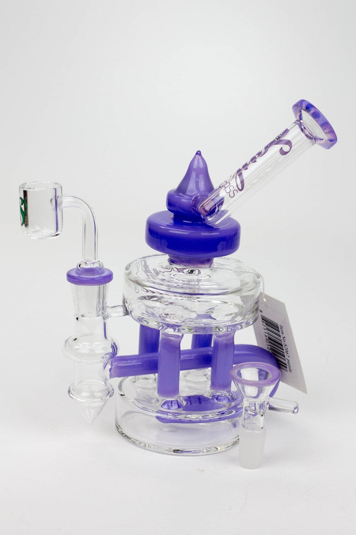 Soul glass 2-in-1 double deck recycler water pipes_7