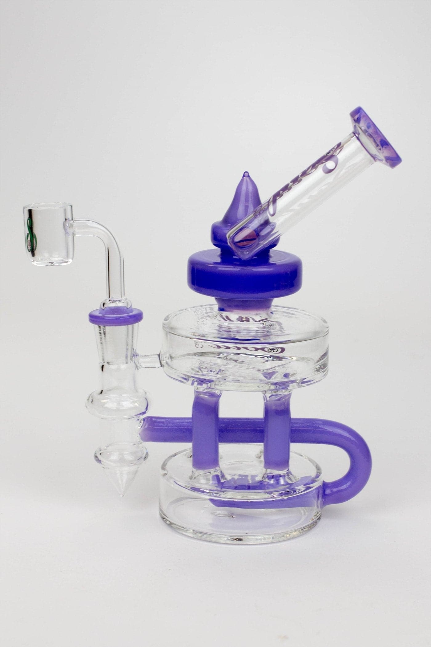 Soul glass 2-in-1 double deck recycler water pipes_8