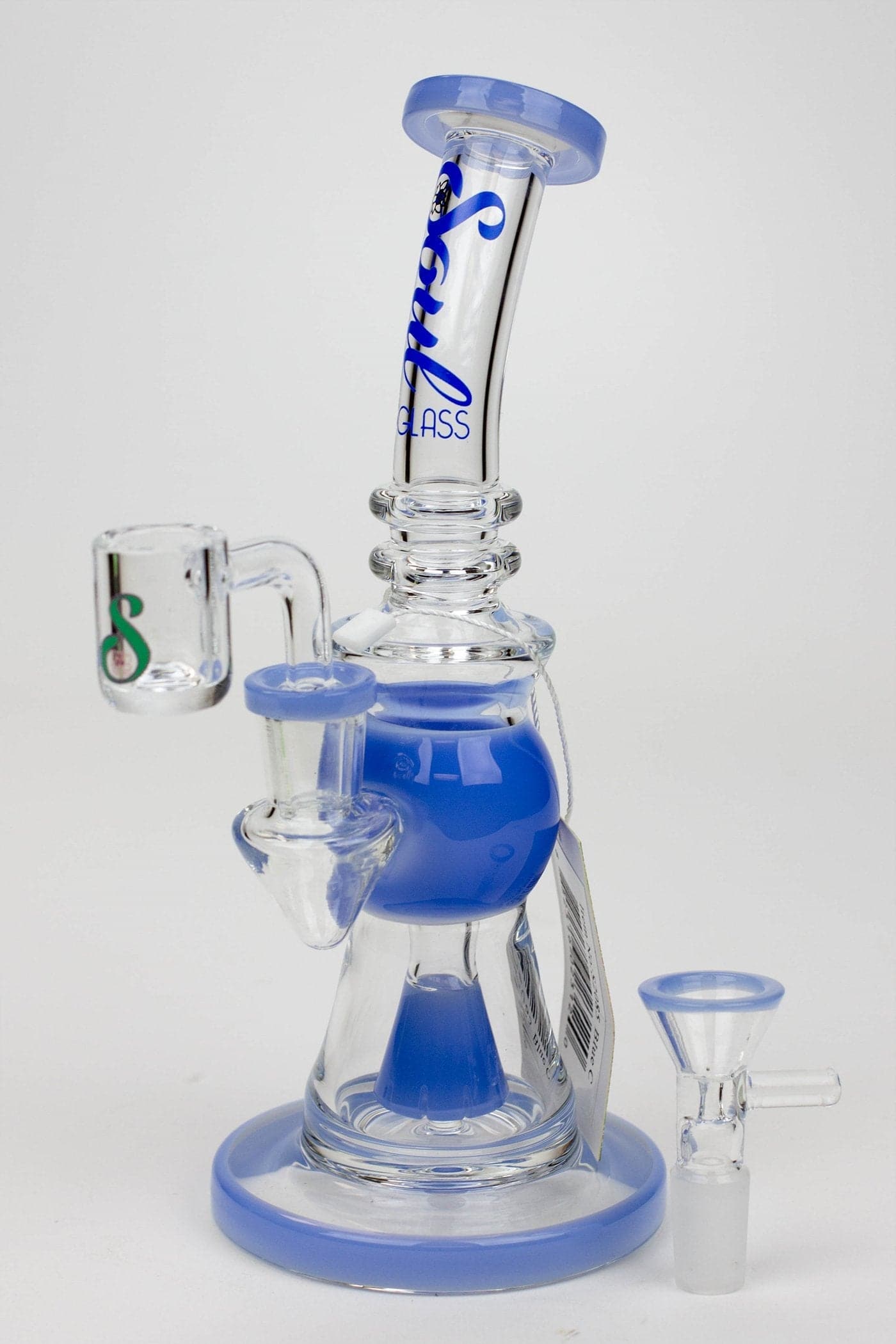 Soul glass 2-in-1 cone diffuser glass water pipes_7