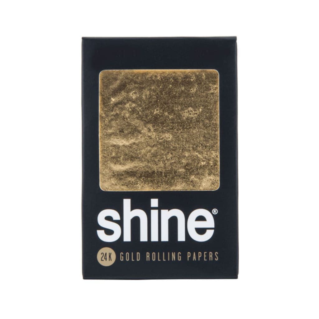 Shine 24k gold rolling papers - king size