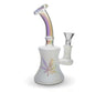 Portable Glass Dab Rig with Honeycomb Percolator and Free 90°quartz Dab