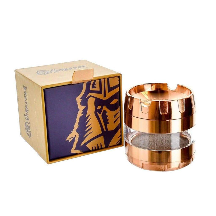 Premium Grinder with Samurai Sharp Teeth and Removable Screen