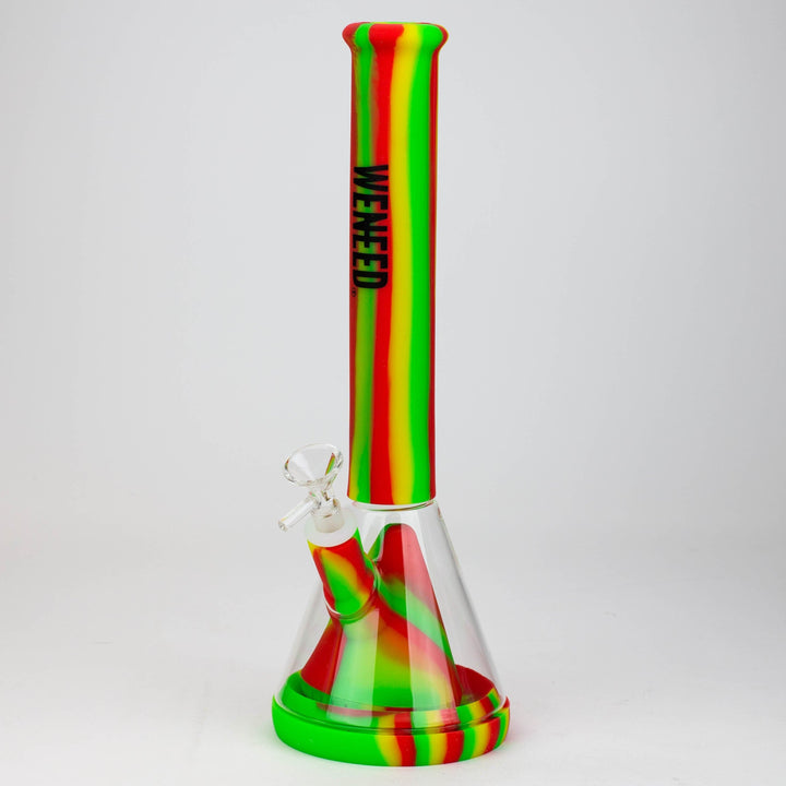 WENEED®-14" Silicone Beaker Water Pipe_4