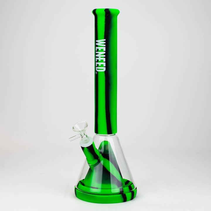 WENEED®-14" Silicone Beaker Water Pipe_2