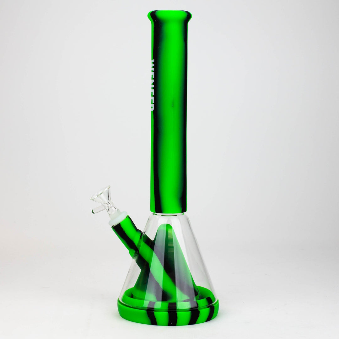 WENEED®-14" Silicone Beaker Water Pipe_6