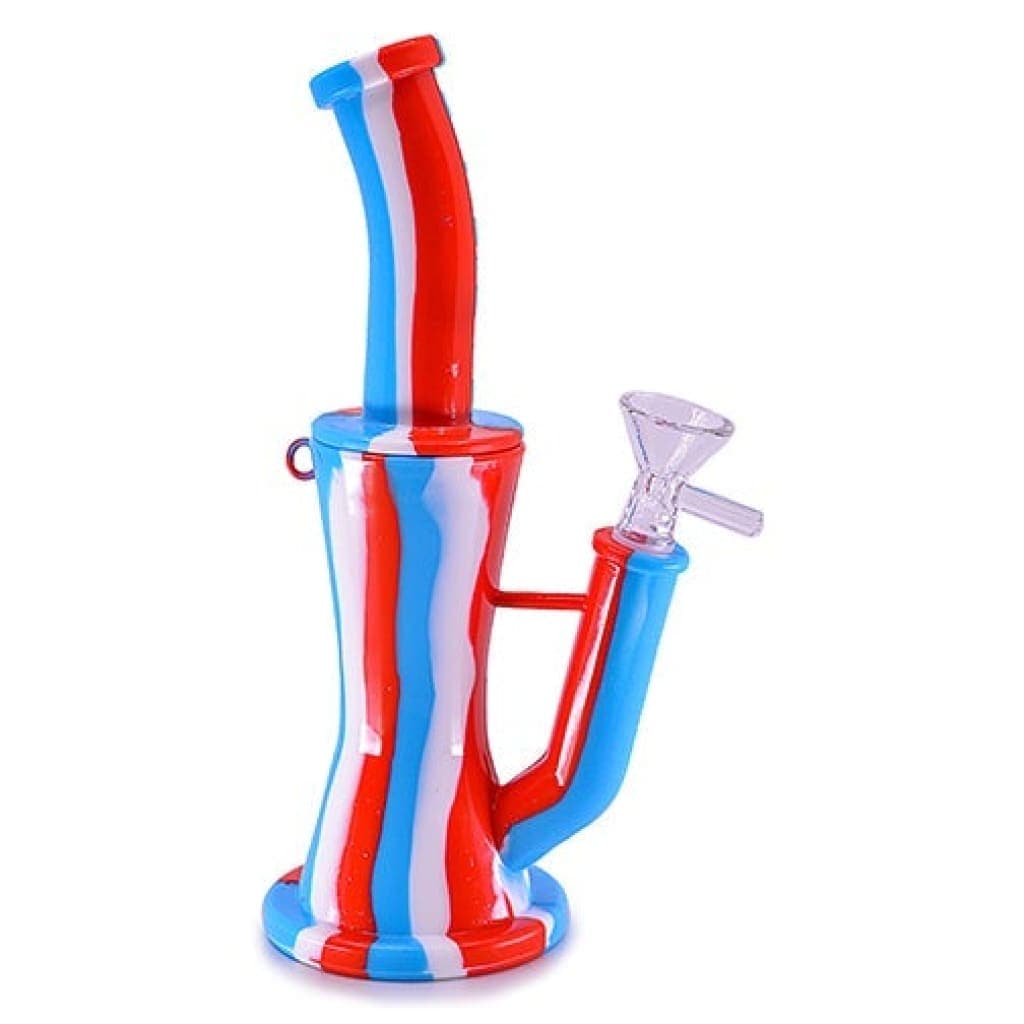 Silicone Water Pipe - Hour Glass