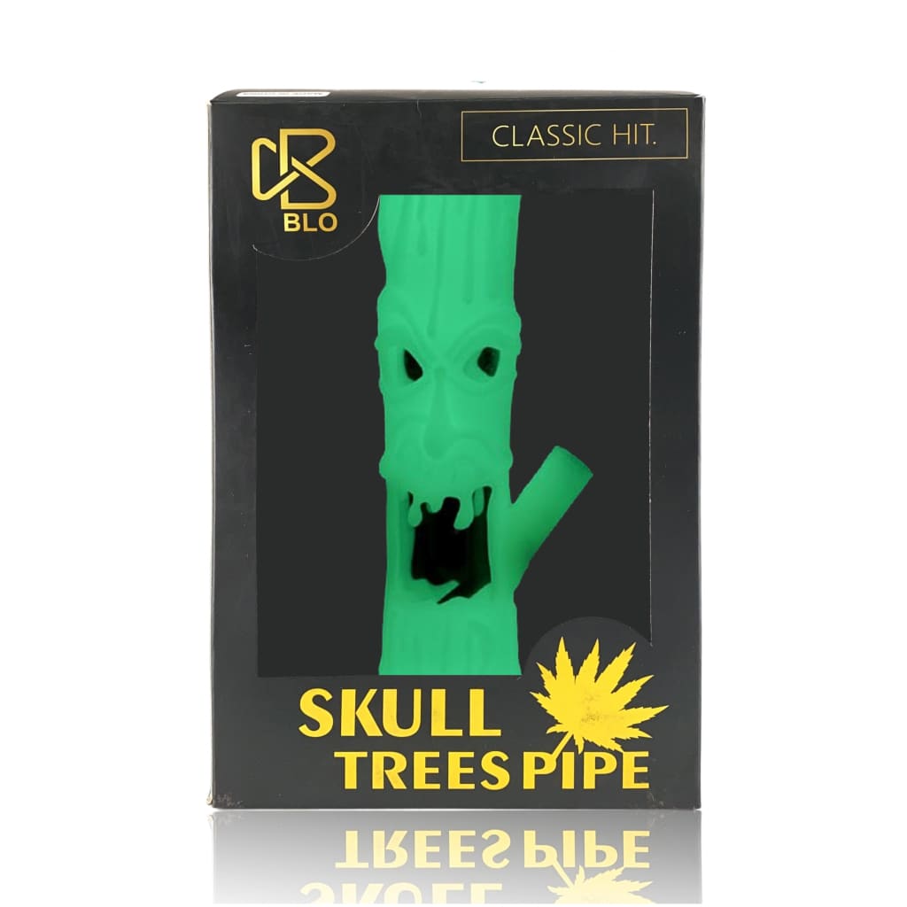 Skull Tree Silicone Bong Glow In The Dark