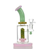 Slim Reverse 8 Showerhead Water Pipe with 14mm Male Bowl