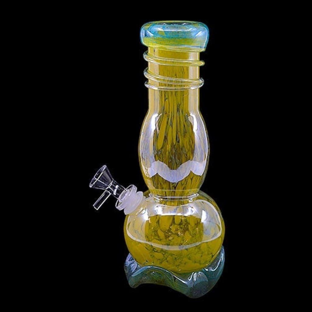 Soft Glass Water Pipe Heavy Duty Glass Water Pipe Color Varies