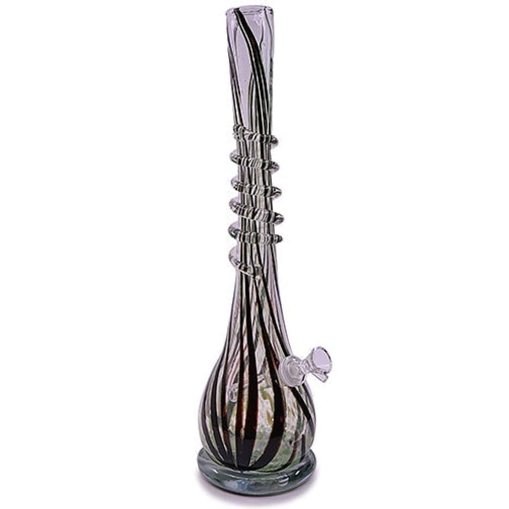 Soft Glass Water Pipe - Skinny Neck (16.5")
