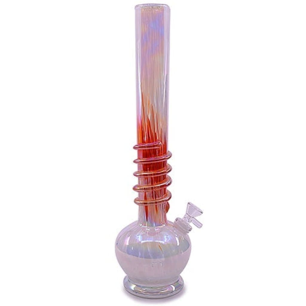 Soft Glass Water Pipe - Two Tone (15.5")