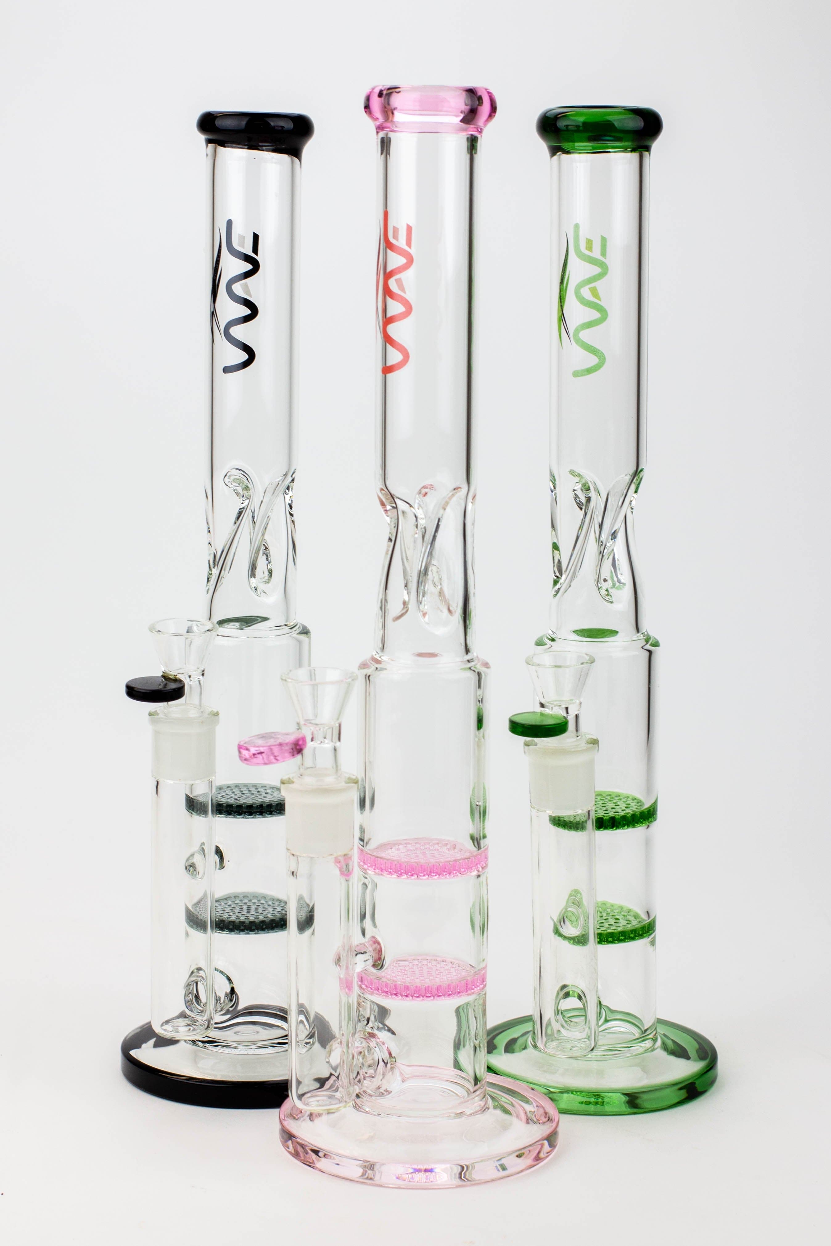 Wave dual honeycomb glass water pipes_0