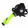 Authentic Gas Mask Pipe Type Bong with Removable Bowl Type Metal Tip
