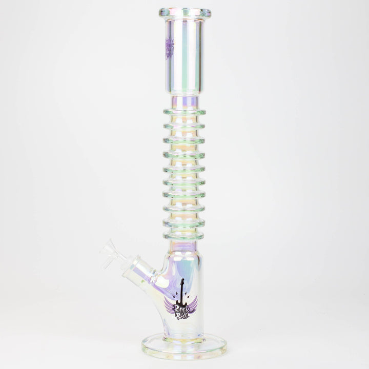 Xtreme rock & roll electroplated tube glass water pipes_1