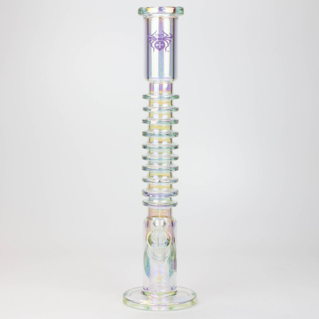 Xtreme rock & roll electroplated tube glass water pipes_2