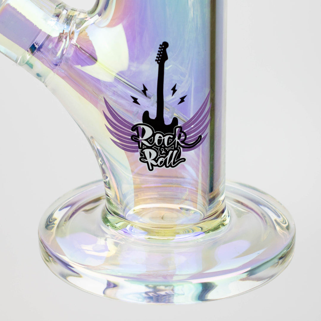 Xtreme rock & roll electroplated tube glass water pipes_6