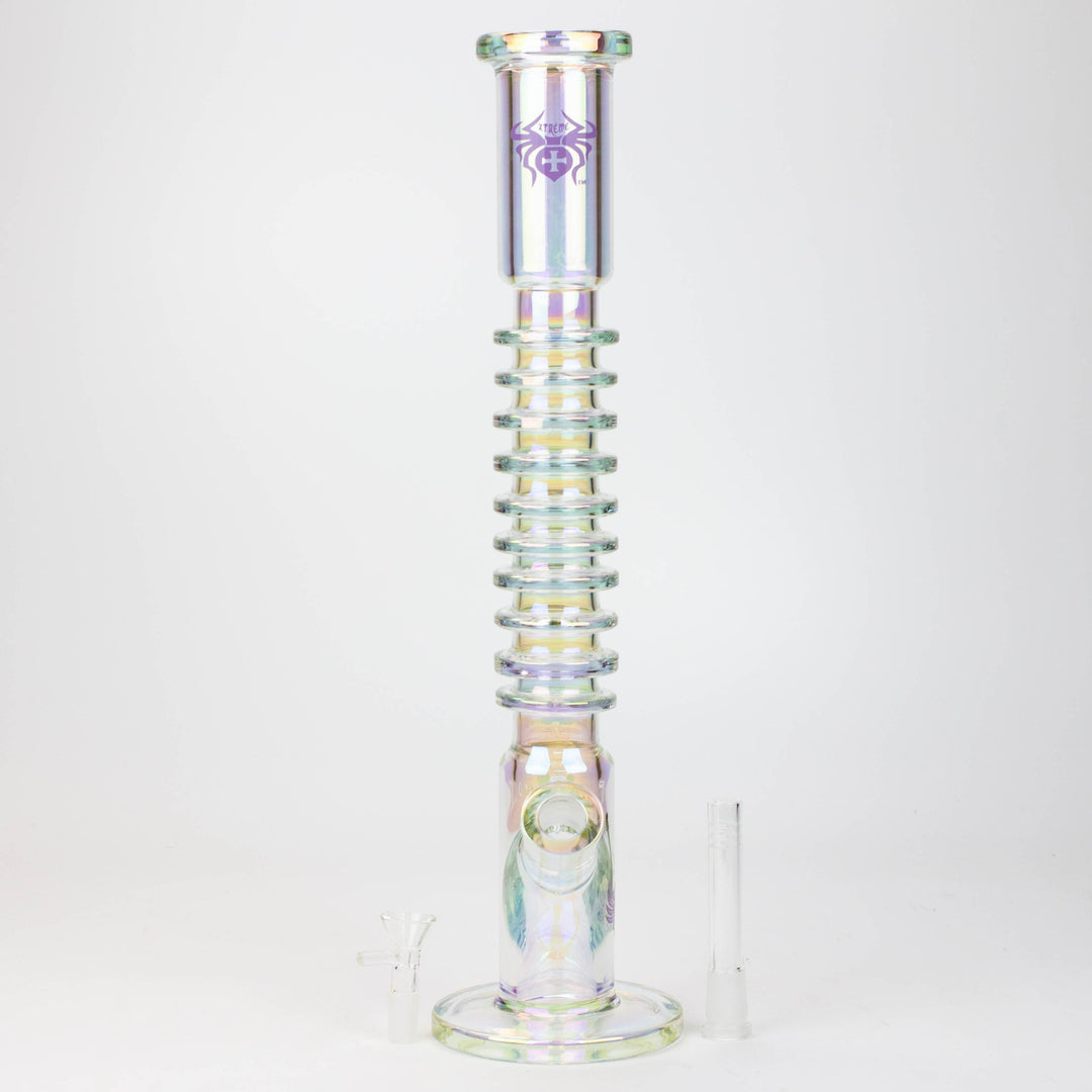 Xtreme rock & roll electroplated tube glass water pipes_7