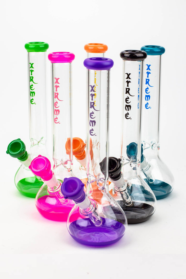 Xtreme round base glass water pipes_0